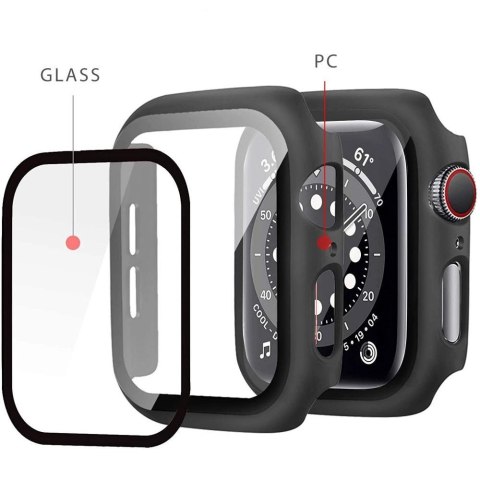 Etui Tech-Protect Defense360 na Apple Watch 7 / 8 / 9 (45 mm) - czarne