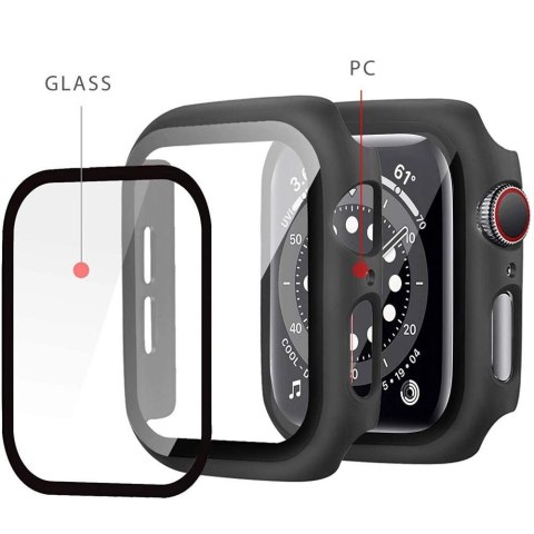 Etui Tech-Protect Defense360 na Apple Watch 7 / 8 / 9 (45 mm) - przezroczyste
