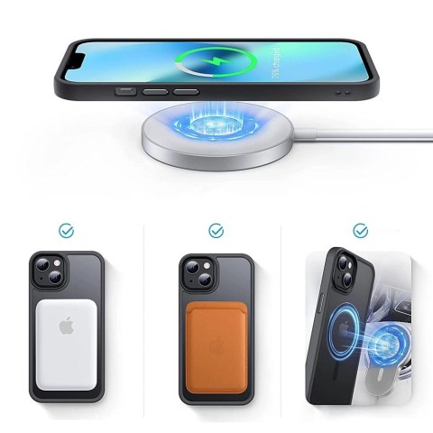 Etui Tech-Protect MagMat MagSafe na iPhone 13 - czarny mat