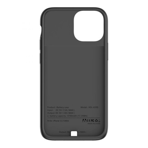 Etui Tech-Protect PowerCase na iPhone 12 mini / 13 mini z powerbankiem 4700mAh - czarne Etui Tech-Protect PowerCase na iPhone 12 mini / 13 mini z powerbankiem 4700mAh - czarne