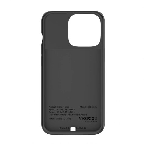 Etui Tech-Protect PowerCase na iPhone 13 / 13 Pro z powerbankiem 4800mAh - czarne