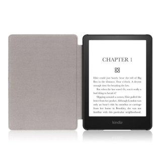 Etui Tech-Protect SmartCase na Kindle Paperwhite V / 5 / Signature Edition - niebieskie z kwiatami sakura