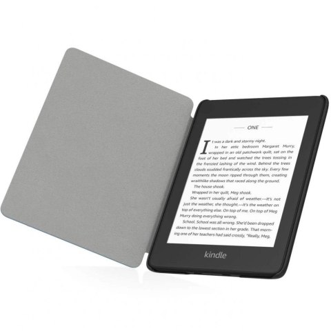 Etui Tech-Protect SmartCase na Kindle Paperwhite V / 5 / Signature Edition - niebieskie z kwiatami sakura