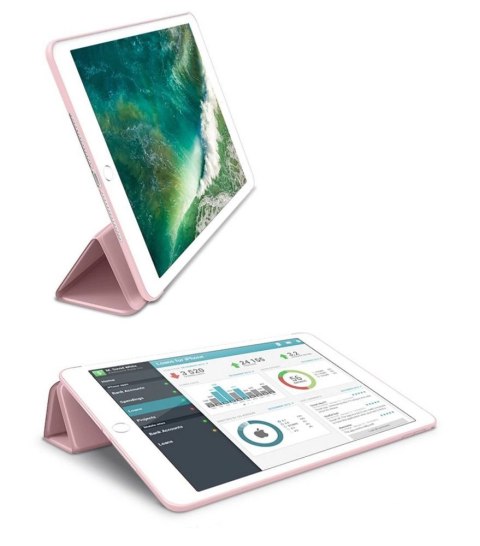 Etui Tech-Protect SmartCase na iPad 9.7'' 5 / 6 / 2017-2018 - różowe