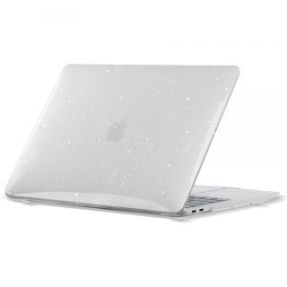 Etui Tech-Protect SmartShell na MacBook Air 13" 2018-2020 - przezroczysto-brokatowe