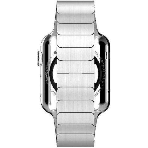 Pasek Tech-Protect LinkBand na Apple Watch 4 / 5 / 6 / 7 / 8 / 9 / SE / Ultra 1 / 2 (42/44/45/49 mm) - srebrny