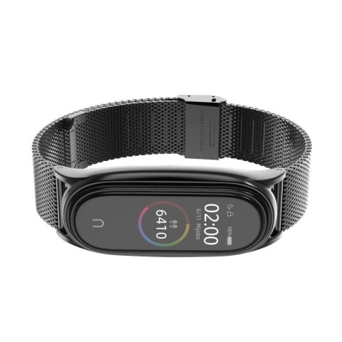 Pasek Tech-Protect MilaneseBand na Xiaomi Mi Smart Band 5 / 6 / 6 NFC - czarny