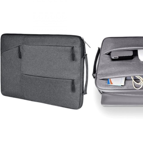 Pokrowiec Tech-Protect Pocket na laptopa 13'' - ciemnoszary Pokrowiec Tech-Protect Pocket na laptopa 13'' - ciemnoszary
