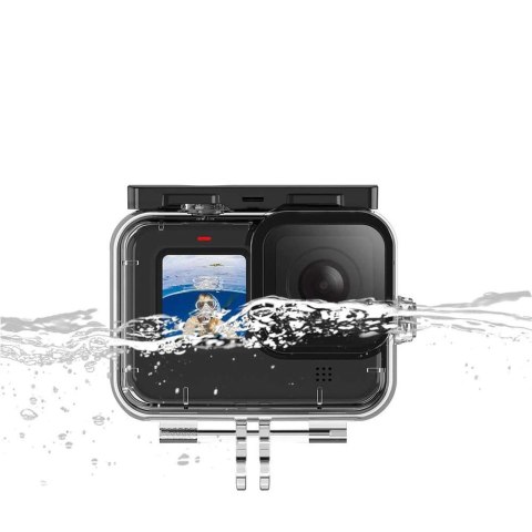 Pokrowiec Tech-Protect Waterproof Case wodoodporny na GoPro Hero 9 / 10 / 11 / 12 - przezroczysty Pokrowiec Tech-Protect Waterproof Case wodoodporny na GoPro Hero 9 / 10 / 11 / 12 - przezroczysty