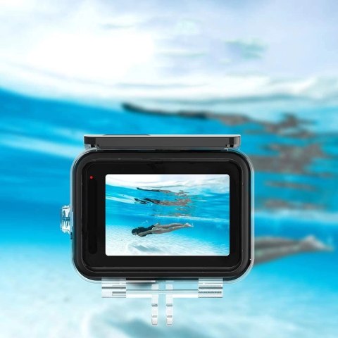 Pokrowiec Tech-Protect Waterproof Case wodoodporny na GoPro Hero 9 / 10 / 11 / 12 - przezroczysty Pokrowiec Tech-Protect Waterproof Case wodoodporny na GoPro Hero 9 / 10 / 11 / 12 - przezroczysty