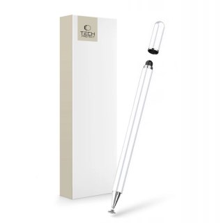 Rysik Tech-Protect Charm Stylus - biało-srebrny