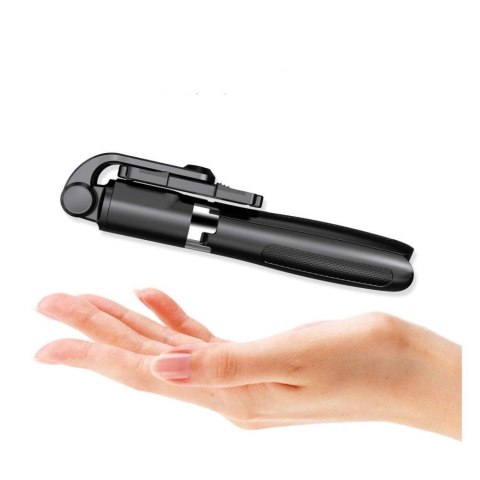 Selfie stick Tech-Protect L01S Bluetooth z tripodem do 70cm - czarny Selfie stick Tech-Protect L01S Bluetooth z tripodem do 70cm - czarny