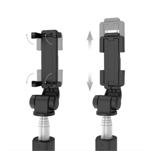 Selfie stick Tech-Protect L01S Bluetooth z tripodem do 70cm - czarny Selfie stick Tech-Protect L01S Bluetooth z tripodem do 70cm - czarny
