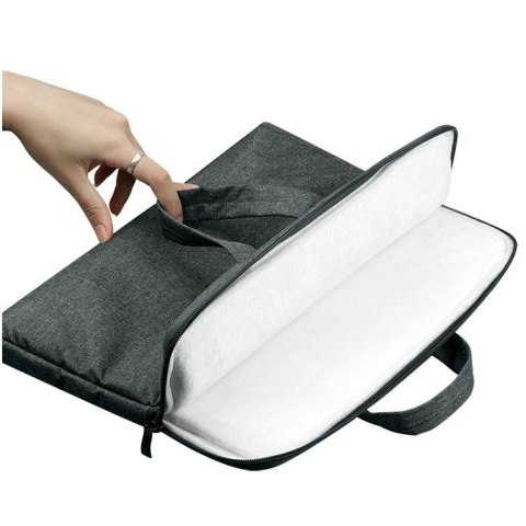 Torba Tech-Protect Briefcase na laptopa 15-16'' - ciemnoszara