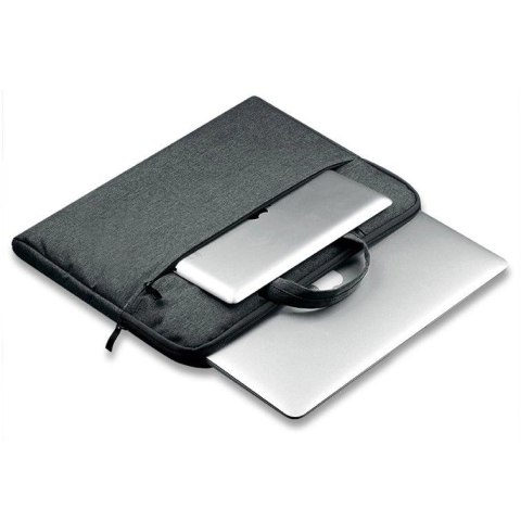 Torba Tech-Protect Briefcase na laptopa 15-16'' - ciemnoszara