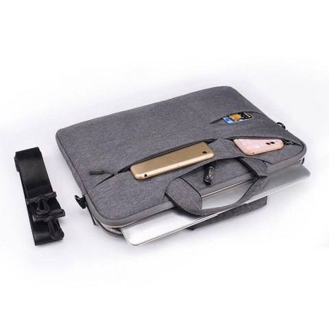 Torba Tech-Protect PocketBag na laptopa 14'' - ciemnoszara Torba Tech-Protect PocketBag na laptopa 14'' - ciemnoszara