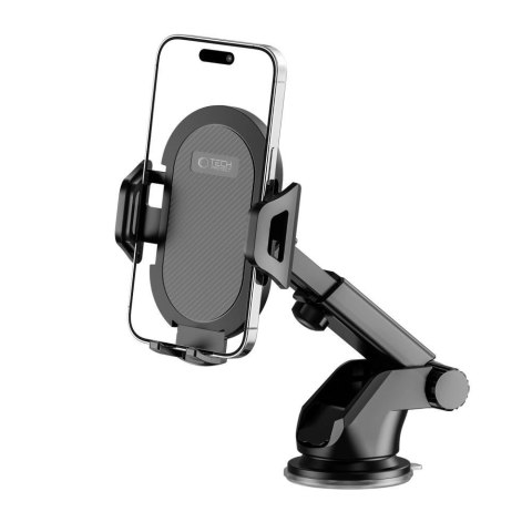 Uchwyt Tech-Protect V1 samochodowy na telefon na szybę / kokpit - czarny Uchwyt Tech-Protect V1 samochodowy na telefon na szybę / kokpit - czarny
