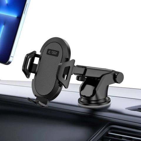 Uchwyt Tech-Protect V1 samochodowy na telefon na szybę / kokpit - czarny Uchwyt Tech-Protect V1 samochodowy na telefon na szybę / kokpit - czarny