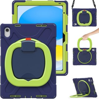 Etui Tech-Protect X-Armor na iPad 10.9" 2022 - granatowo-zielone