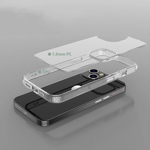 Etui Tech-Protect FlexAir Hybrid na iPhone 13 - przezroczyste