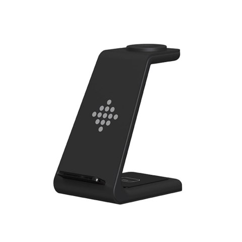 Ładowarka Tech-Protect A7 indukcyjna 10W w formie stojaka 3w1 na smartfon / słuchawki / smartwatch - czarna