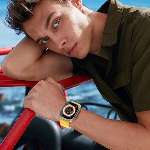 Pasek Tech-Protect IconBand Pro na Apple Watch 4 / 5 / 6 / 7 / 8 / 9 / SE / Ultra 1 / 2 (42/44/45/49 mm) - żółty