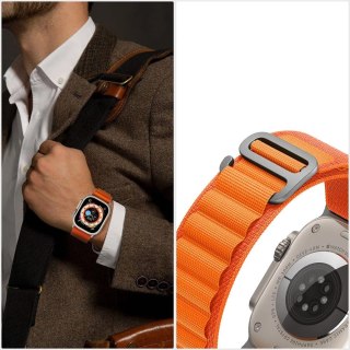 Pasek Tech-Protect Nylon Pro na Apple Watch 4 / 5 / 6 / 7 / 8 / 9 / SE / Ultra 1 / 2 (42/44/45/49 mm) - ciemnozielony