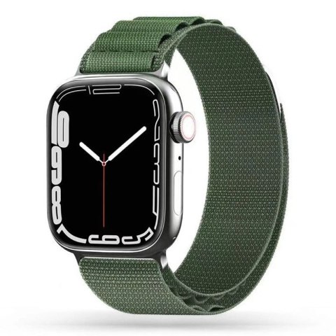 Pasek Tech-Protect Nylon Pro na Apple Watch 4 / 5 / 6 / 7 / 8 / 9 / SE / Ultra 1 / 2 (42/44/45/49 mm) - ciemnozielony