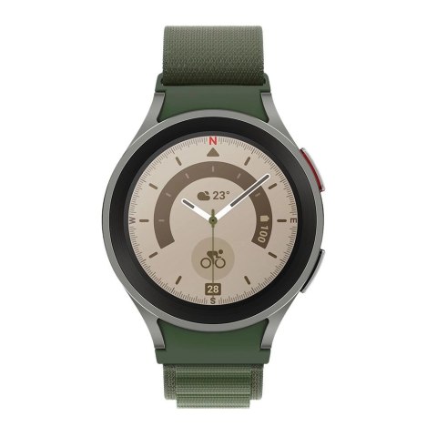Pasek Tech-Protect Nylon Pro na Samsung Galaxy Watch 4 / 5 / 5 Pro / 6 / 7 / FE - ciemnozielony
