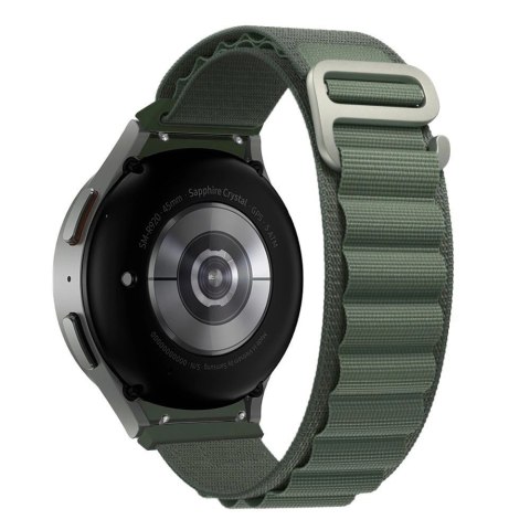 Pasek Tech-Protect Nylon Pro na Samsung Galaxy Watch 4 / 5 / 5 Pro / 6 / 7 / FE - ciemnozielony
