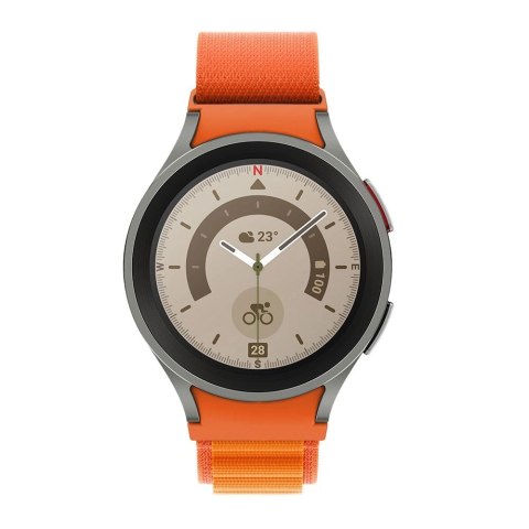 Pasek Tech-Protect Nylon Pro na Samsung Galaxy Watch 4 / 5 / 5 Pro / 6 / 7 / FE - pomarańczowy