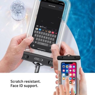 Pokrowiec Tech-Protect Waterproof Case UWC7 wodoodporny na urządzenia do 6.9" - różowy