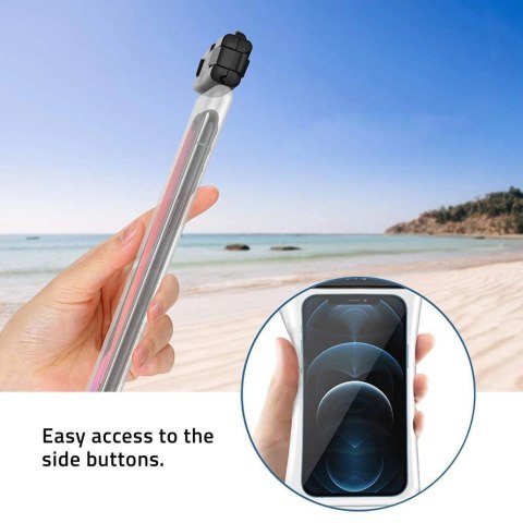 Pokrowiec Tech-Protect Waterproof Case UWC7 wodoodporny na urządzenia do 6.9" - różowy