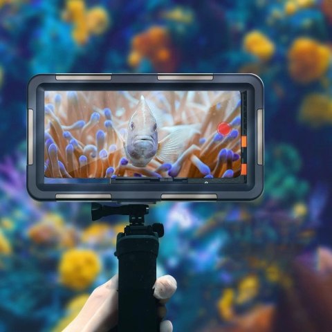 Pokrowiec Tech-Protect Waterproof Case wodoodporny IPX8 na smartfony 4.7-6.7" - czarny