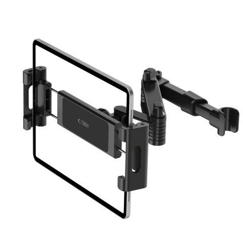 Uchwyt Tech-Protect V1 samochodowy teleskopowy na zagłówek na telefon - czarny