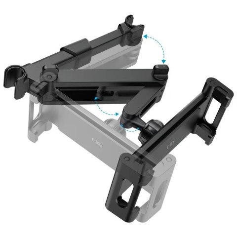Uchwyt Tech-Protect V1 samochodowy teleskopowy na zagłówek na telefon - czarny