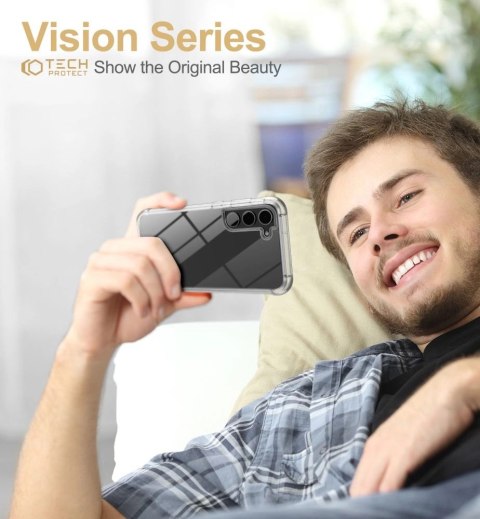 Etui Tech-Protect Kevlar na Samsung Galaxy S23+ - przezroczyste