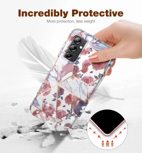 Etui Tech-Protect Velar na Samsung Galaxy A14 4G / 5G - różowe