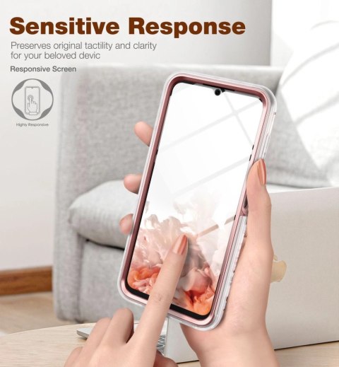 Etui Tech-Protect Velar na Samsung Galaxy A14 4G / 5G - różowe