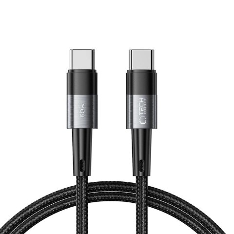 Kabel Tech-Protect UltraBoost USB-C / USB-C PD 60W 3A 1m - szary Kabel Tech-Protect UltraBoost USB-C / USB-C PD 60W 3A 1m - szary