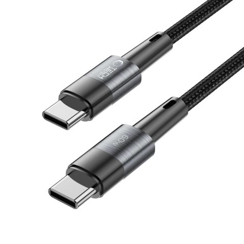 Kabel Tech-Protect UltraBoost USB-C / USB-C PD 60W 3A 1m - szary Kabel Tech-Protect UltraBoost USB-C / USB-C PD 60W 3A 1m - szary