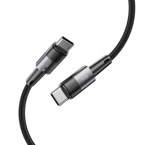Kabel Tech-Protect UltraBoost USB-C / USB-C PD 60W 3A 1m - szary Kabel Tech-Protect UltraBoost USB-C / USB-C PD 60W 3A 1m - szary