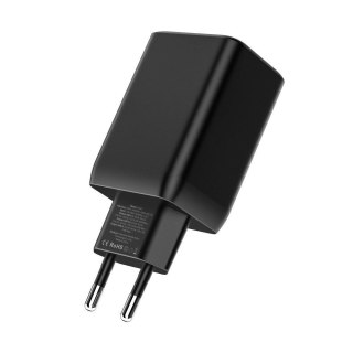 Ładowarka Tech-Protect C65W sieciowa 2x USB-C PD 65W / USB-A QC 3.0 - czarna
