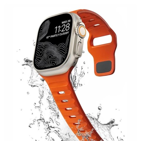 Pasek Tech-Protect IconBand Line na Apple Watch 4 / 5 / 6 / 7 / 8 / 9 / SE / Ultra 1 / 2 (42/44/45/49 mm) - limonkowy