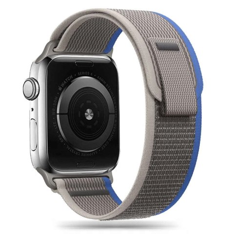 Pasek Tech-Protect Nylon na Apple Watch 4 / 5 / 6 / 7 / 8 / 9 / SE (38/40/41 mm) - szaro-niebieski Pasek Tech-Protect Nylon na Apple Watch 4 / 5 / 6 / 7 / 8 / 9 / SE (38/40/41 mm) - szaro-niebieski