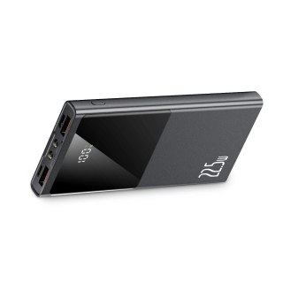 Powerbank Tech-Protect PB12 10000mAh 22.5W 2x USB-A / USB-C / Lightning z kablem USB-C / USB-A - szary