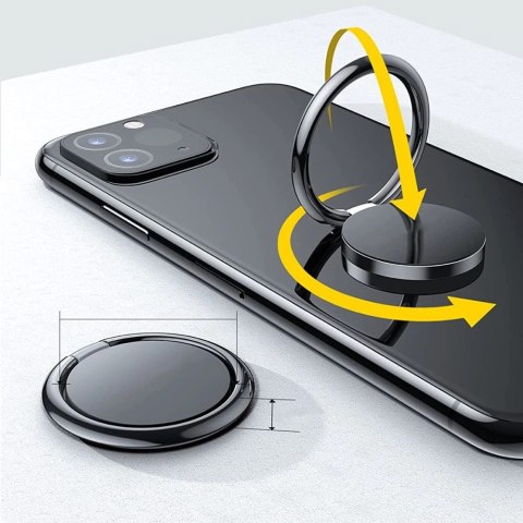 Uchwyt / ring Tech-Protect Magnetic Phone Ring z funkcją stojaka - różowe kwiaty