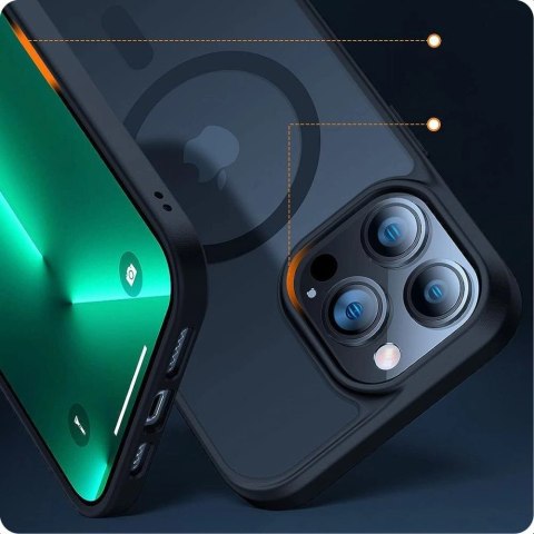 Etui Tech-Protect MagMat MagSafe na iPhone 15 - niebieski mat