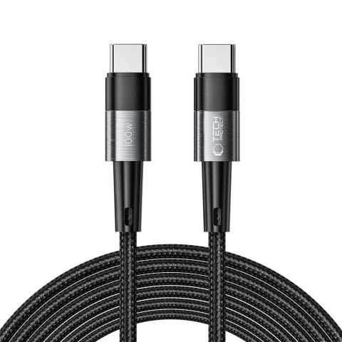 Kabel Tech-Protect UltraBoost USB-C / USB-C PD 100W 5A 3m - szary Kabel Tech-Protect UltraBoost USB-C / USB-C PD 100W 5A 3m - szary