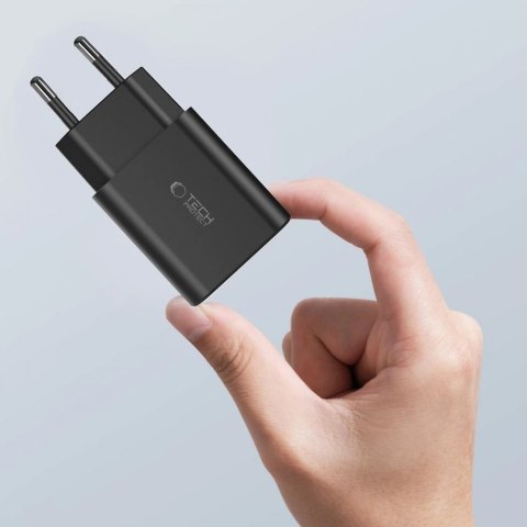 Ładowarka Tech-Protect C35W sieciowa 2x USB-C PD 35W z kablem USB-C / USB-C - biała